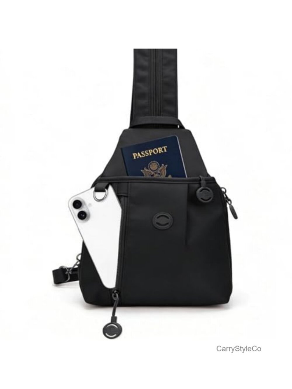 Anti Theft Oxford Crossbody Backpack Purse Multi Pocket Travel Bag